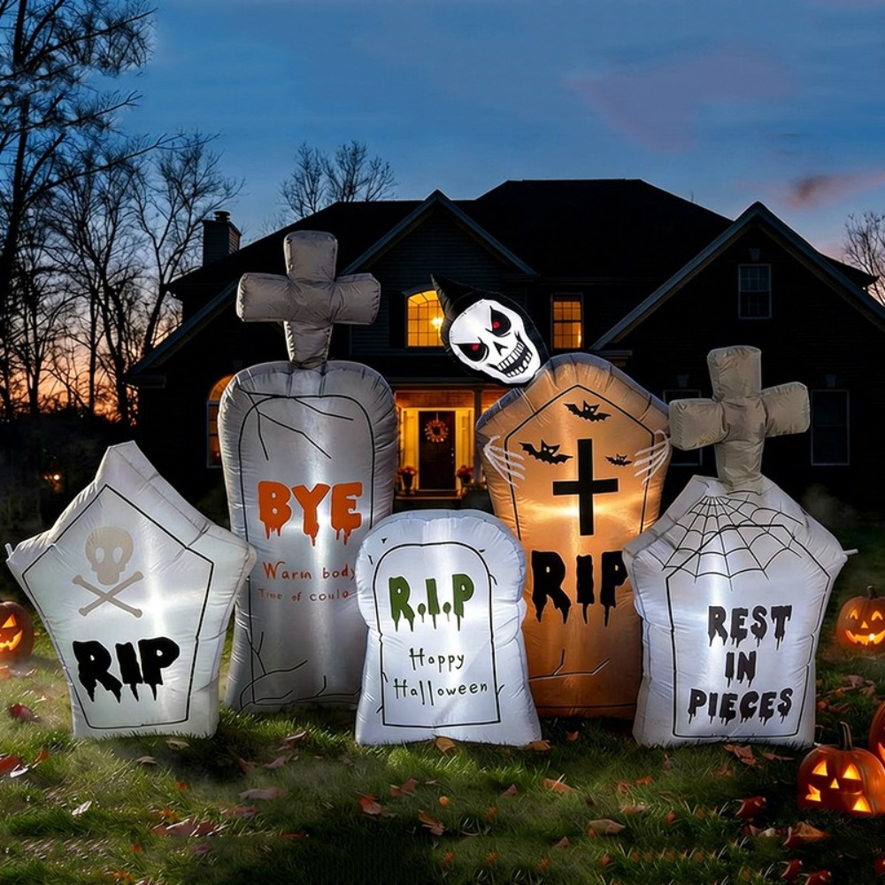 Halloween Skeleton Decoration - Décoration Gonflable Squelette de 2,4 m