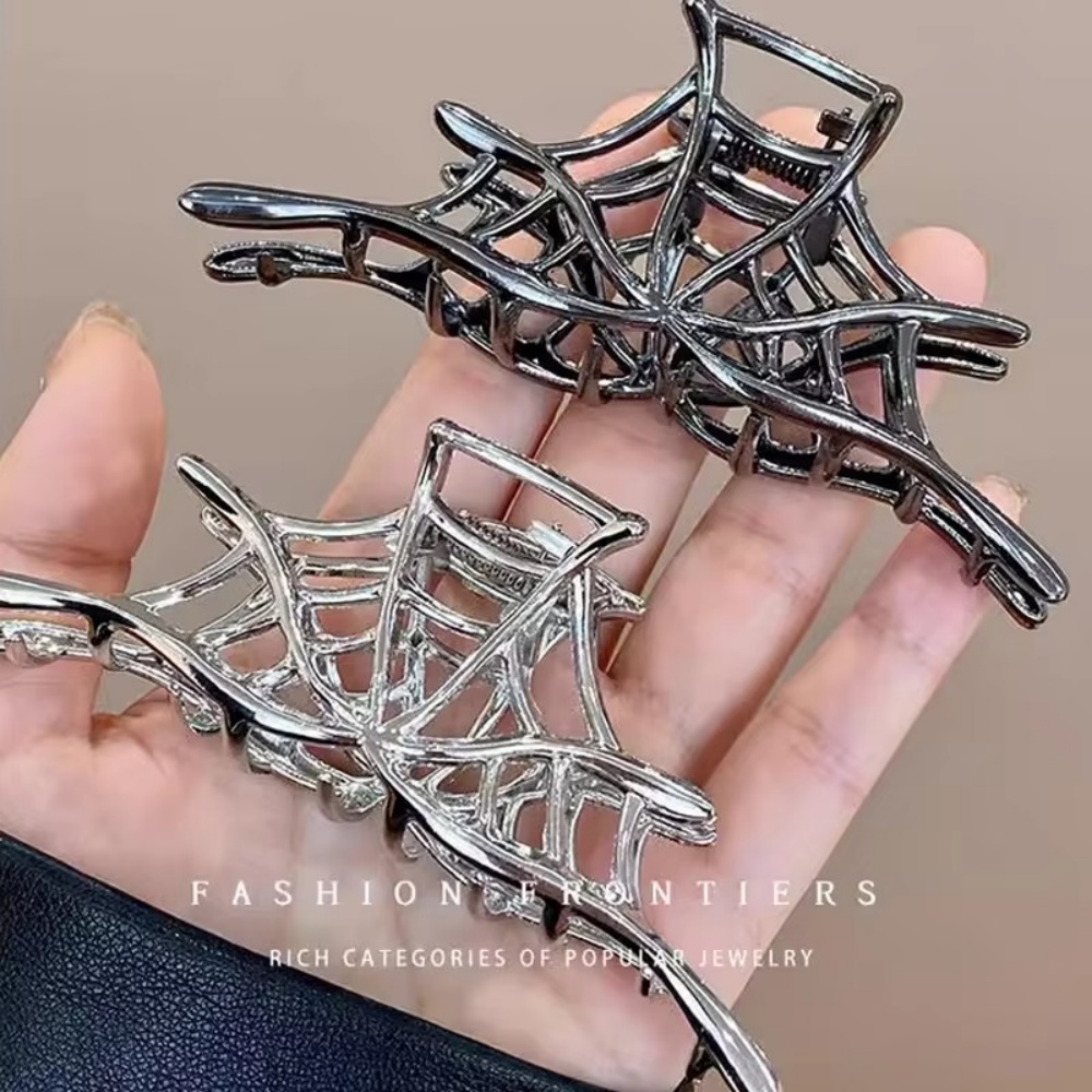 Spider Web Halloween Decoration - Nouvelles pinces à cheveux en métal