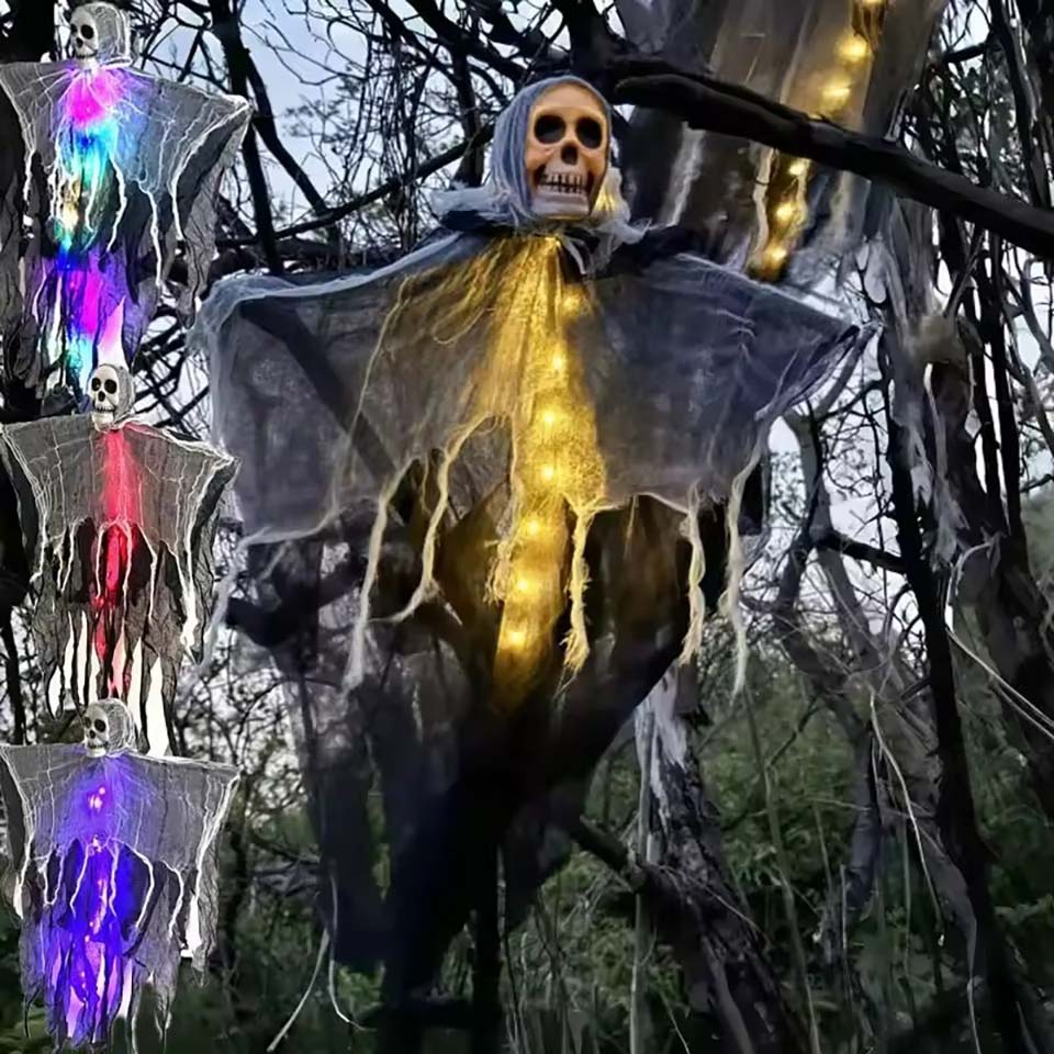 Halloween Skeleton Decoration - 1 pièce de fantôme suspendu en