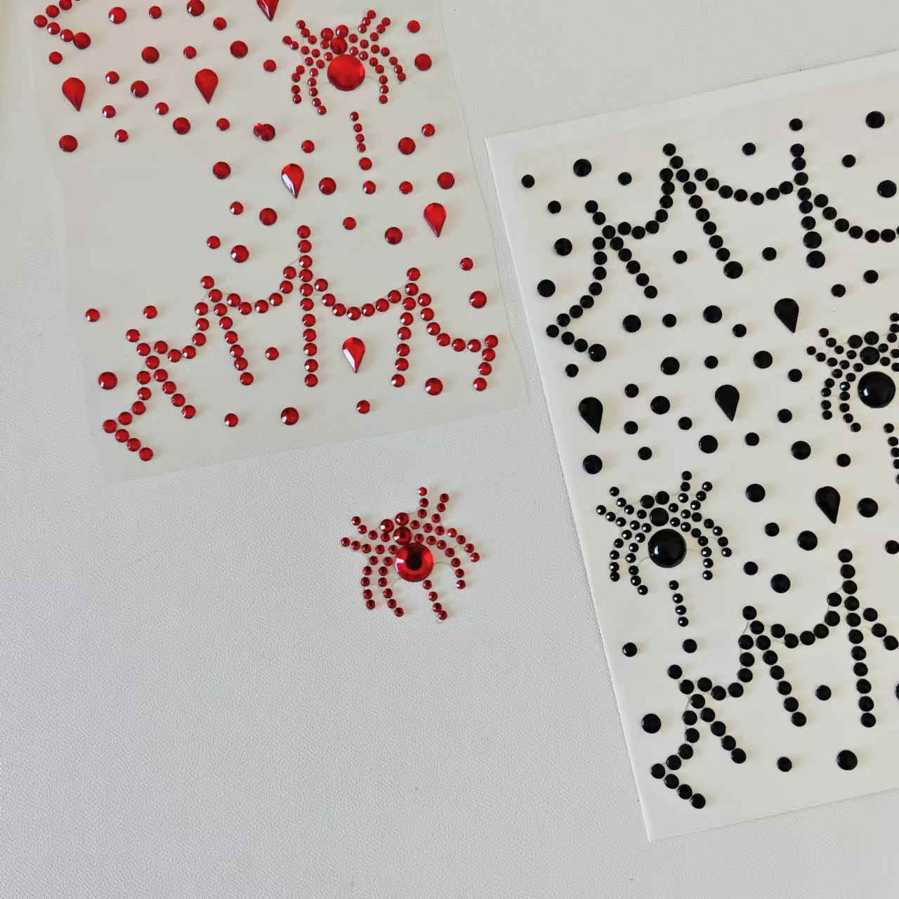 Halloween Party Supplies - Autocollants d'Halloween pour maquillage de scène,