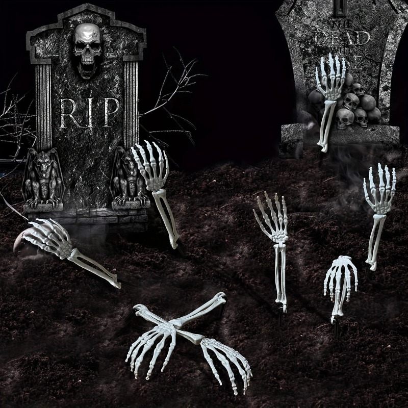 Halloween Skeleton Decoration - Décoration de main squelette d'halloween, 1