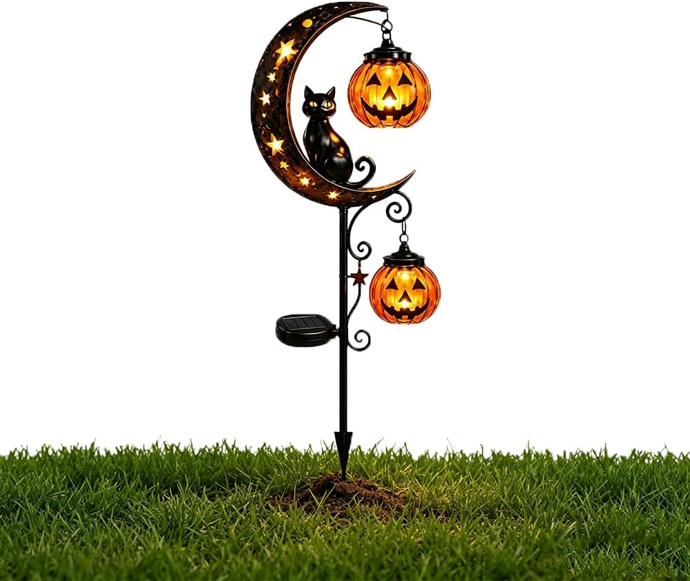 Halloween Pumpkin Decor Led - Lampe solaire de jardin en forme