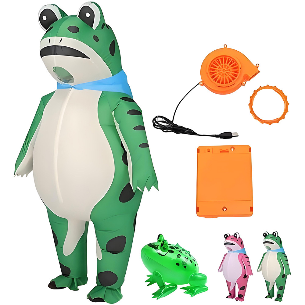 Halloween Costume Adult - Costume de cosplay gonflable de grenouille