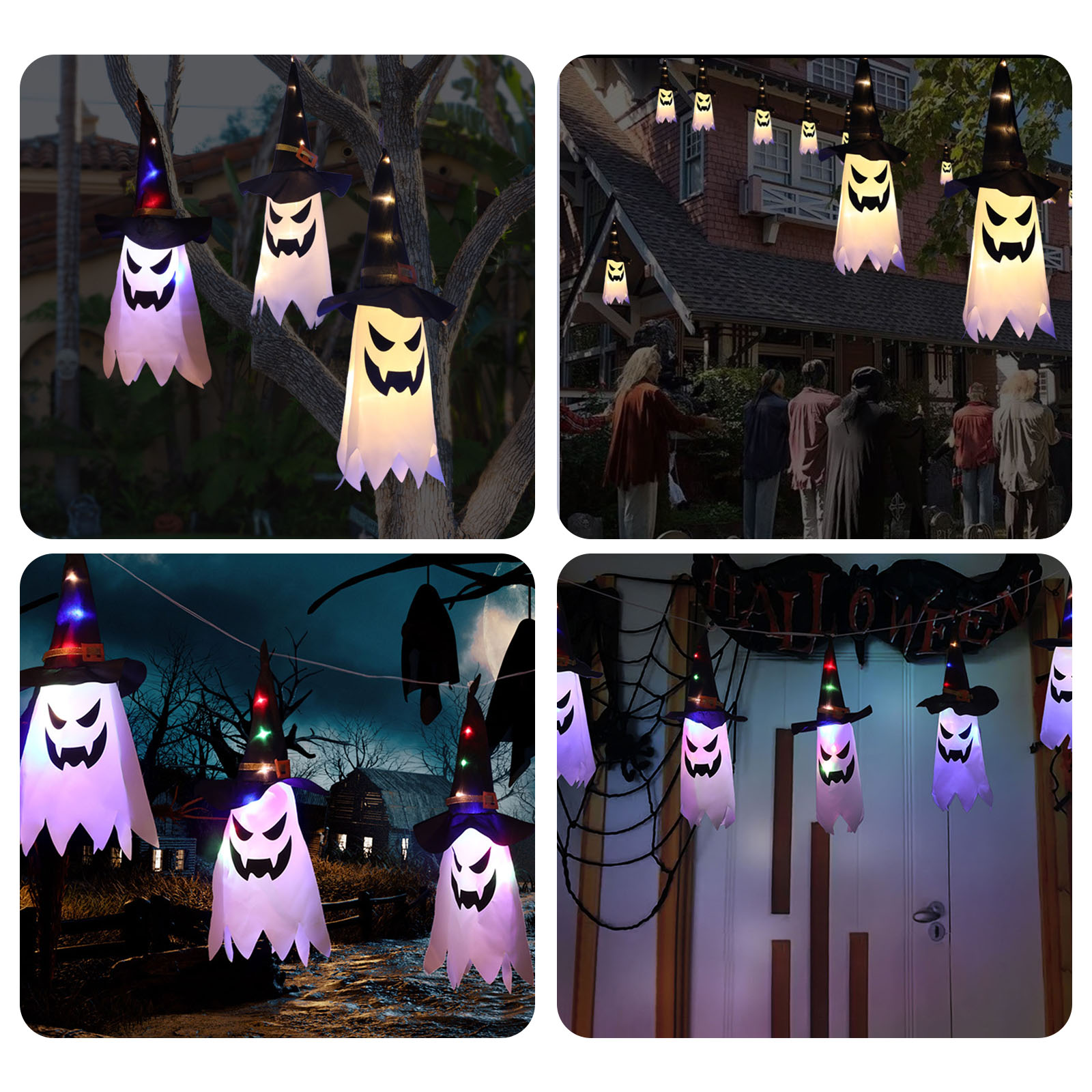 Guirlande lumineuse décorative - Halloween Led String Lights Orange avis et prix