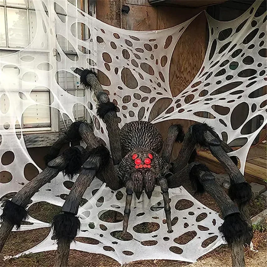 Toile de tissu décorative en f - Spider Web Halloween Decoration avis et prix