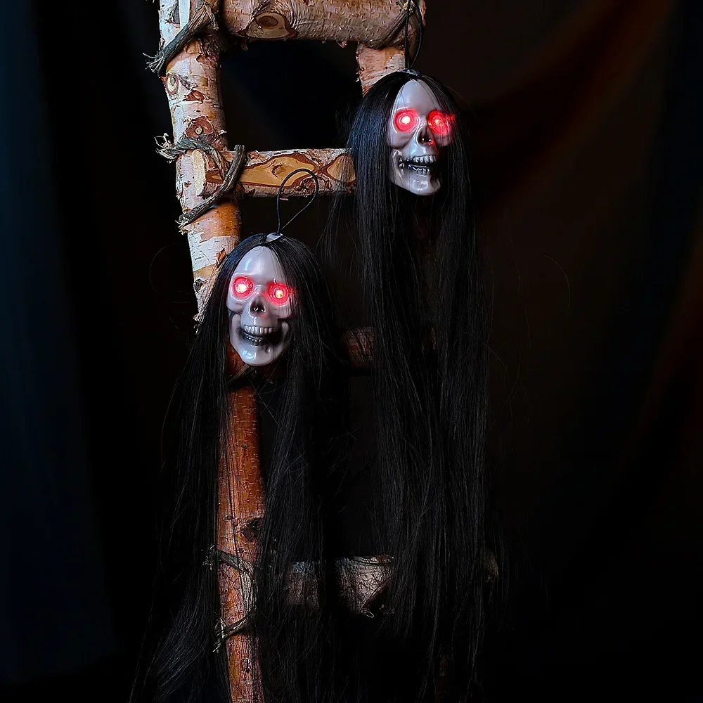Crâne fantôme suspendu pour Ha - Halloween Skeleton Decoration avis et prix
