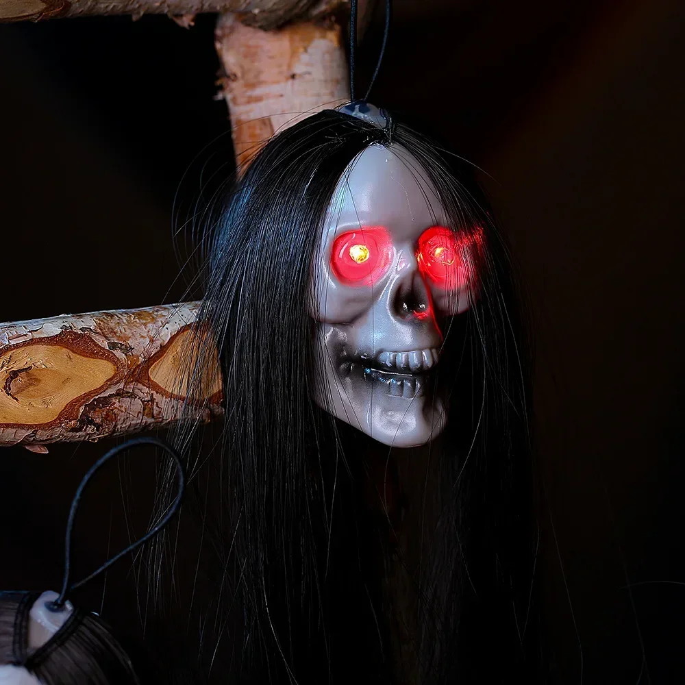 Crâne fantôme suspendu pour Ha - Halloween Skeleton Decoration avis et prix