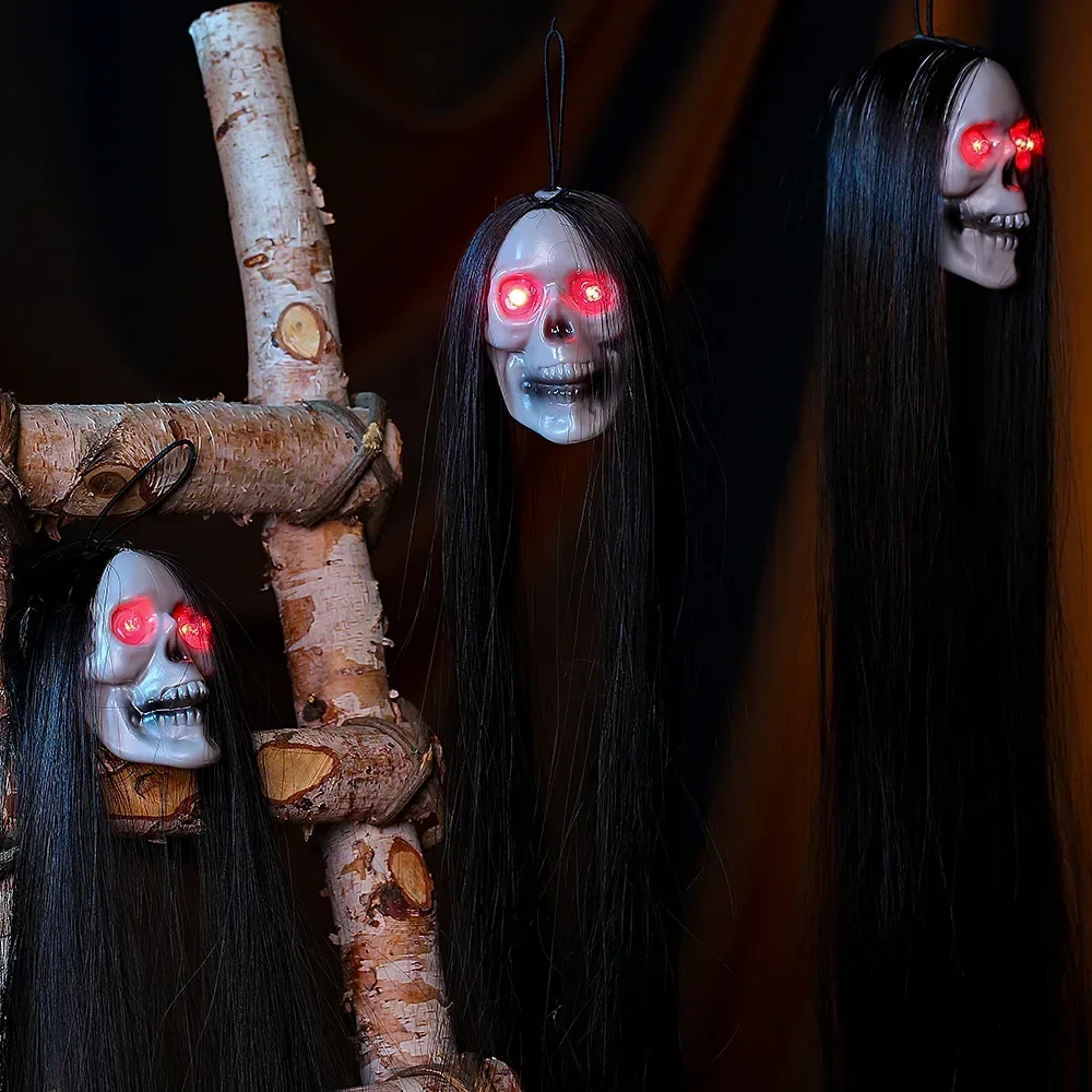 Crâne fantôme suspendu pour Ha - Halloween Skeleton Decoration avis et prix