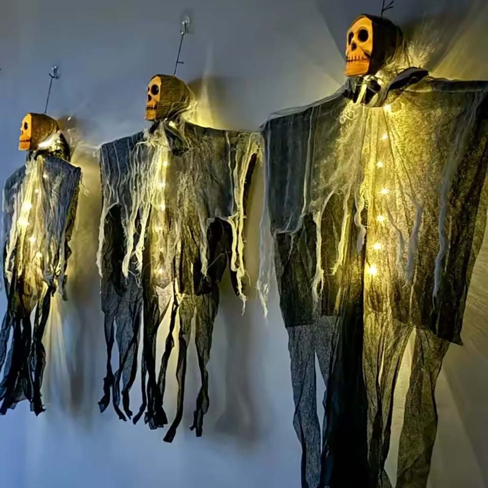 1 pièce de fantôme suspendu en - Halloween Skeleton Decoration avis et prix
