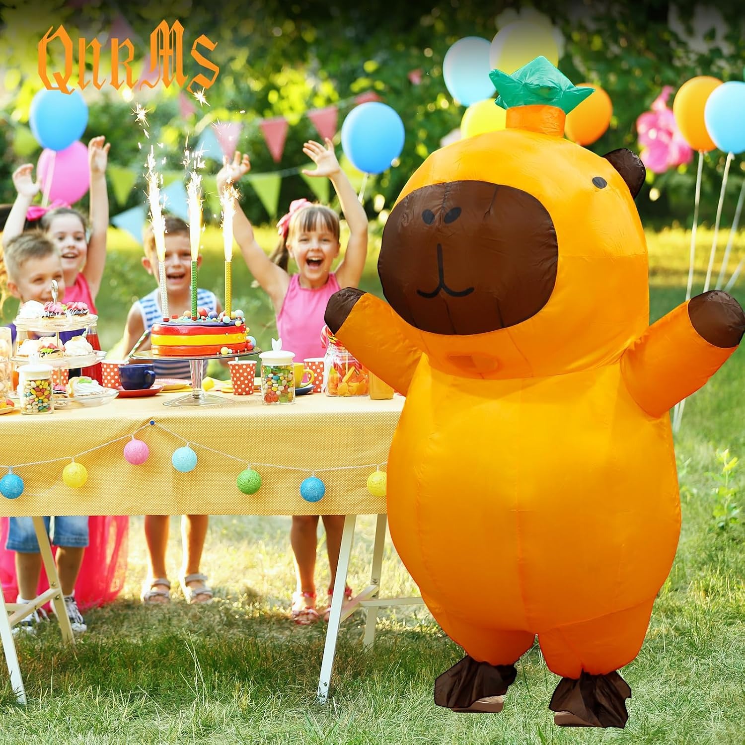 Costume gonflable de capybara  - Halloween Costume Adult avis et prix