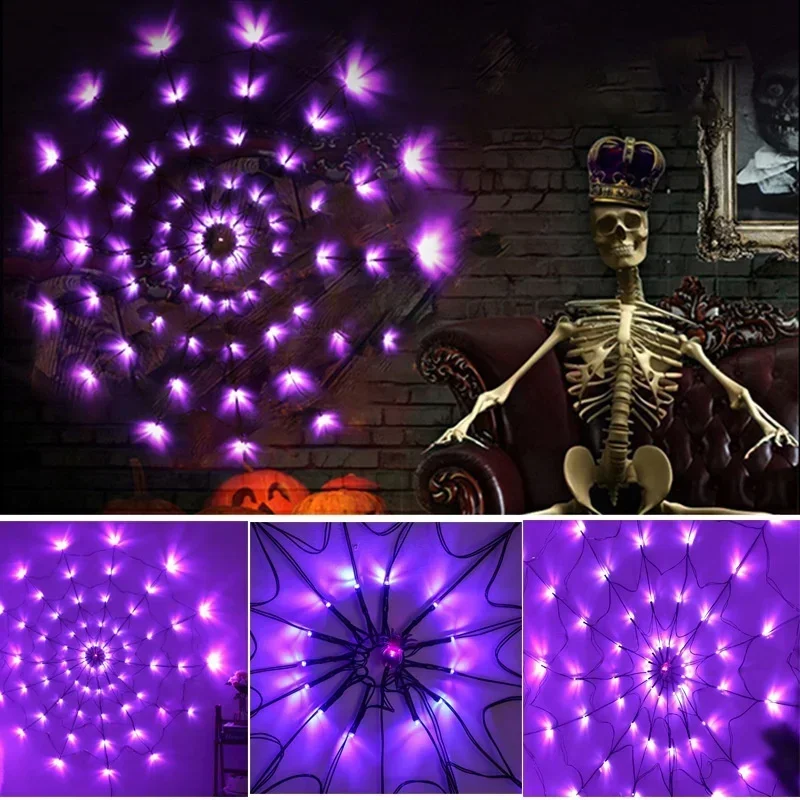 1-4PCS Guirlande lumineuse LED - Halloween Led String Lights Orange avis et prix