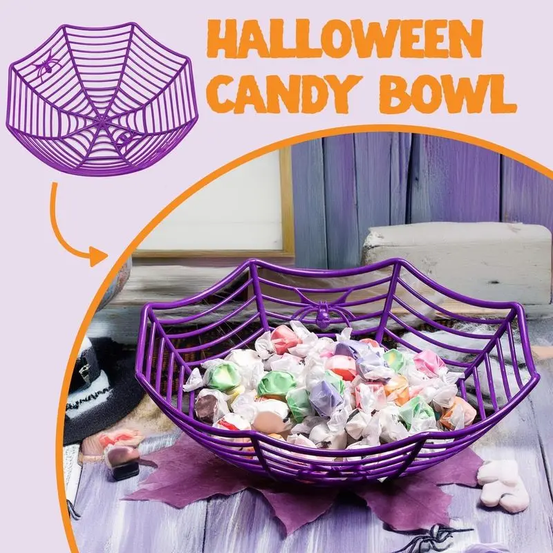 1/3 pièces, bol à bonbons d'Ha - Spider Web Halloween Decoration avis et prix