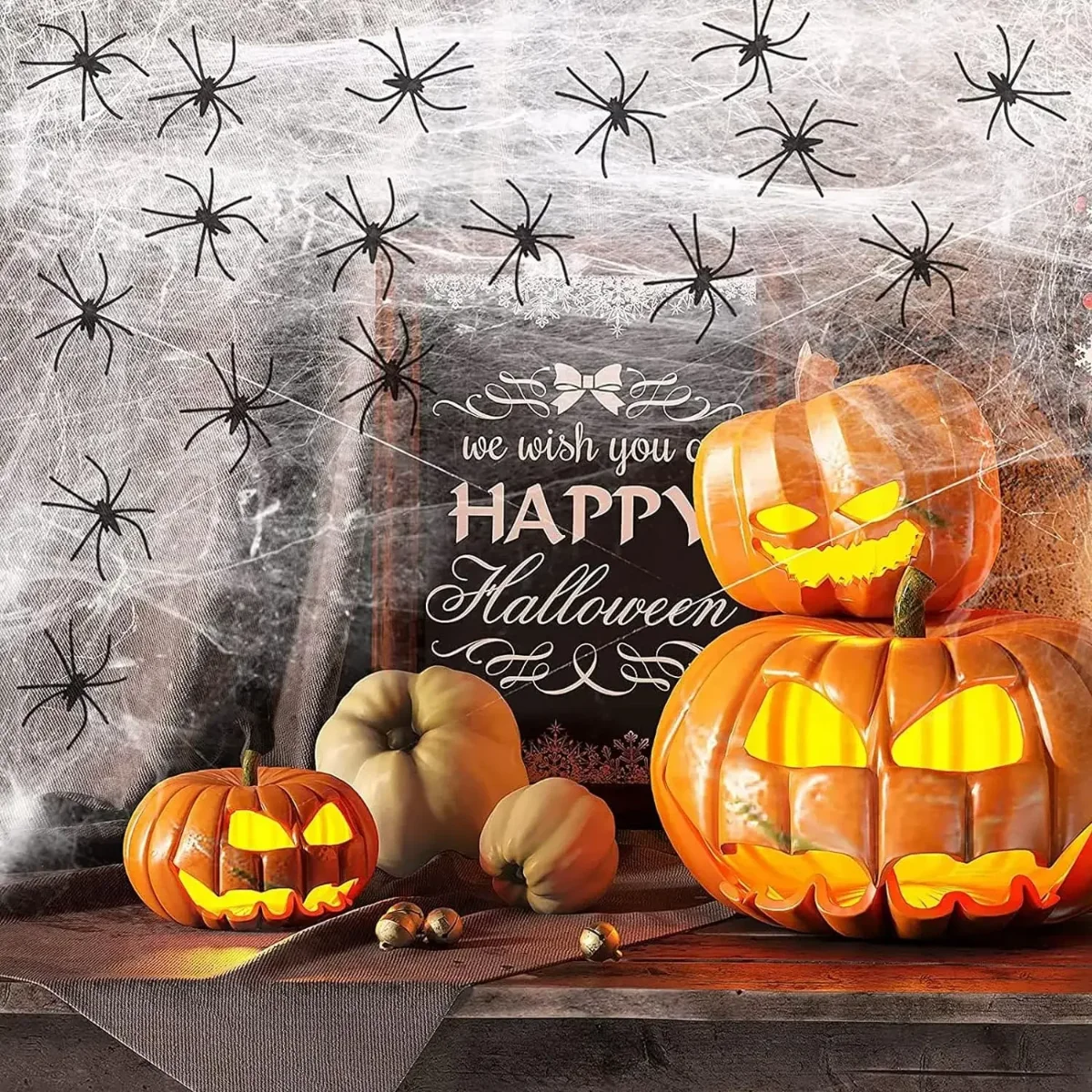 1-20 pièces, décoration d'Hall - Spider Web Halloween Decoration avis et prix