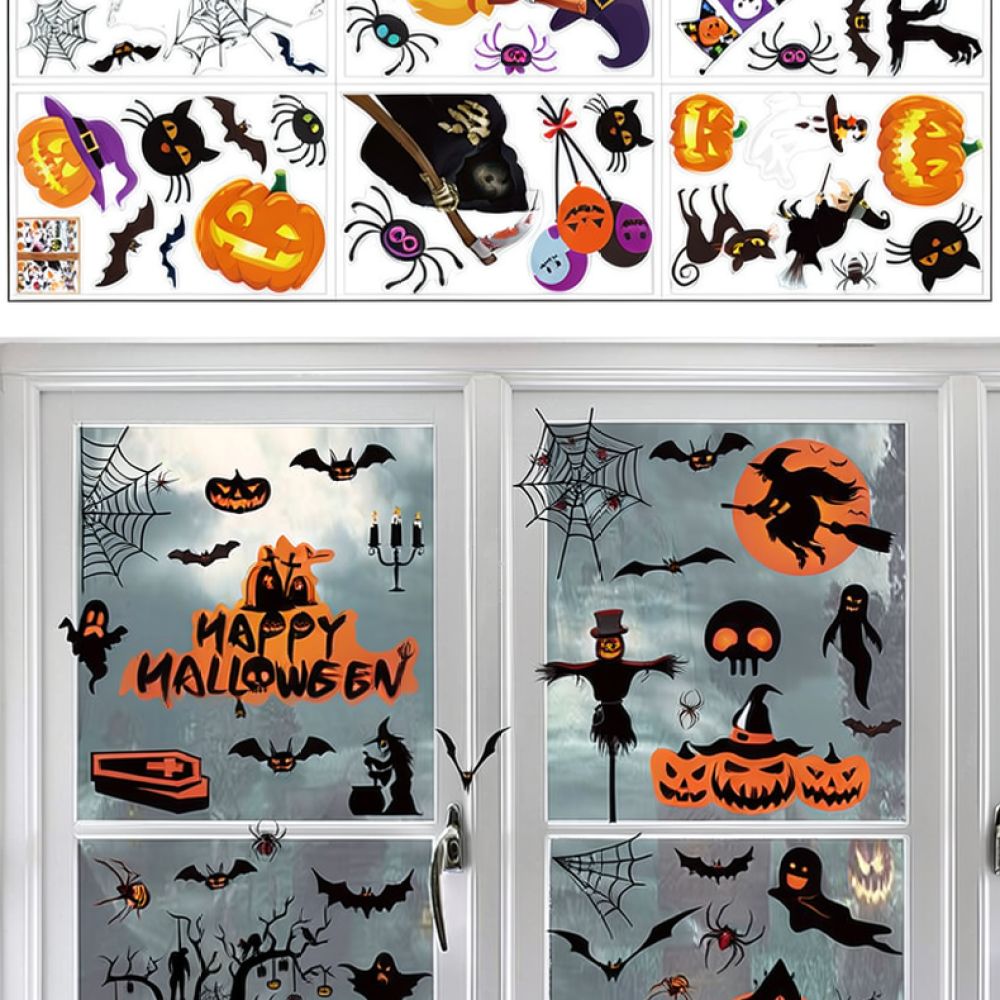 Autocollants muraux d'Hallowee - Halloween Skeleton Decoration avis et prix