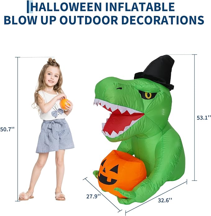 135 cm, décorations gonflables - Halloween Pumpkin Decor Led avis et prix