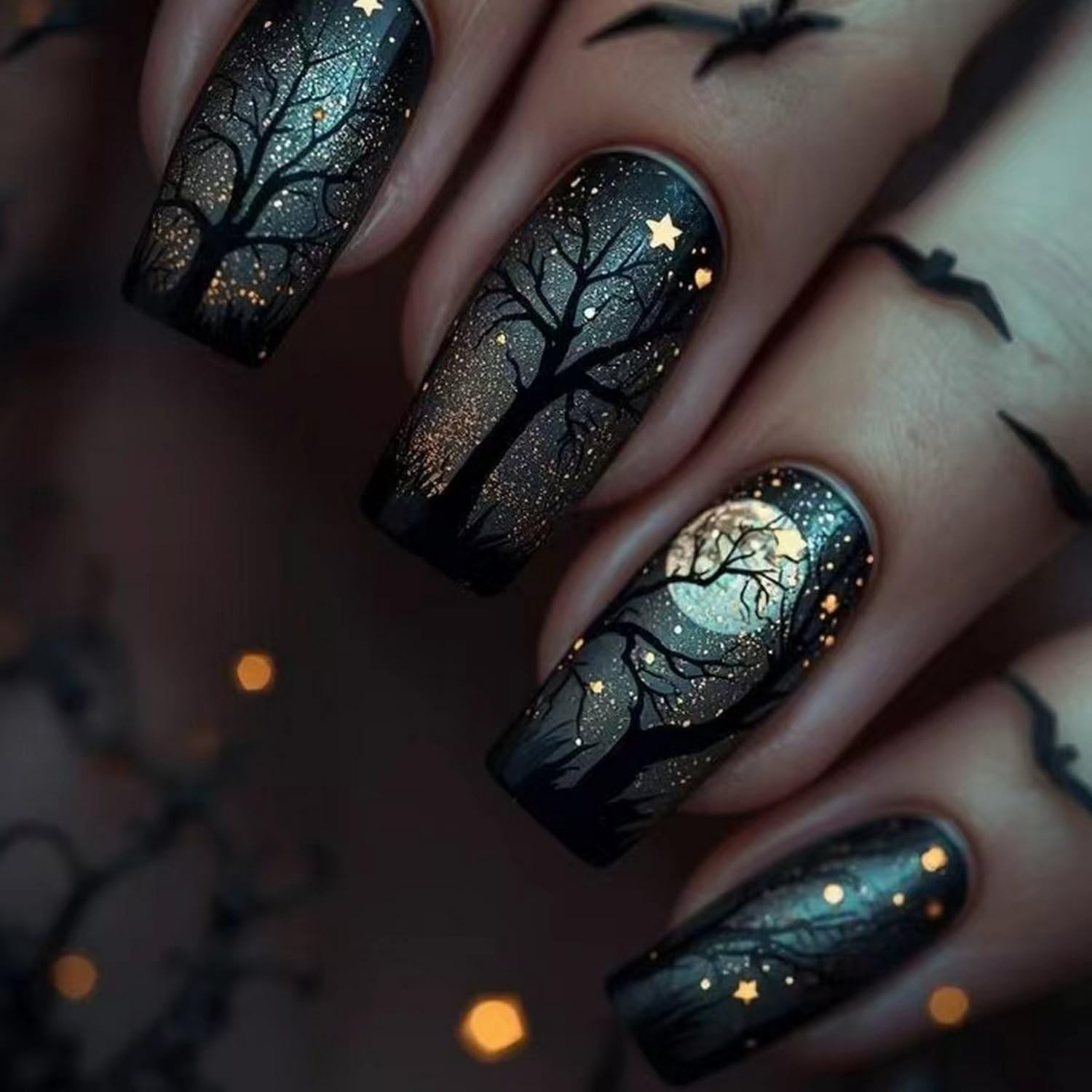 Ongles à coller pour Halloween - Spider Web Halloween Decoration avis et prix