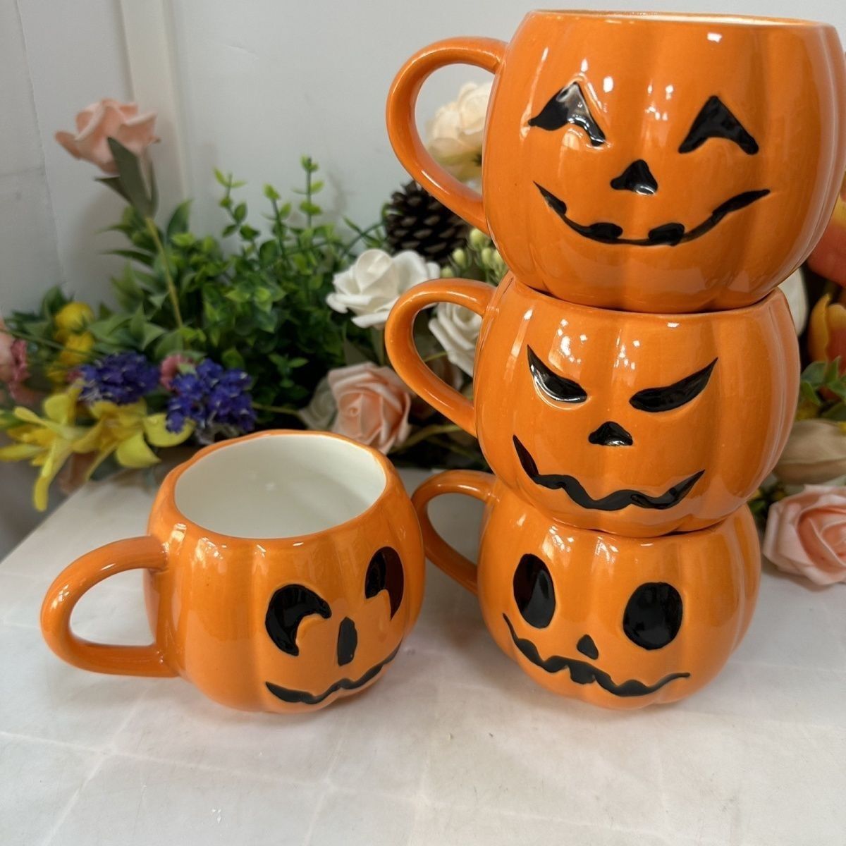 Tasse en céramique en forme de - Pumpkin Lantern Halloween avis et prix