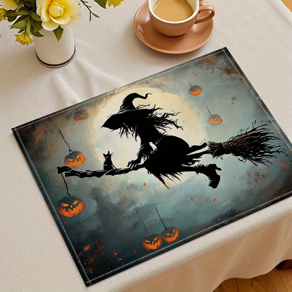 Ensemble de 4 dessous-de-plat  - Pumpkin Lantern Halloween avis et prix