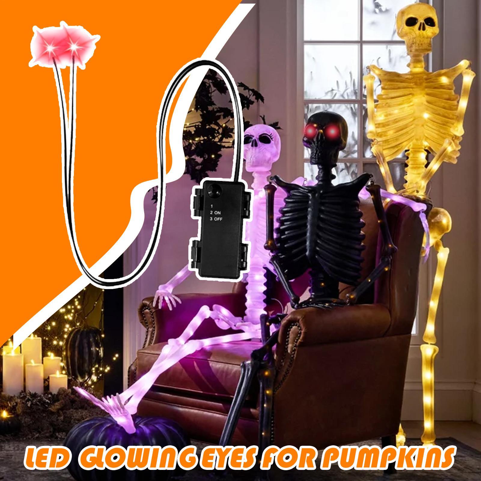 Yeux lumineux à LED pour Hallo - Halloween Pumpkin Decor Led avis et prix