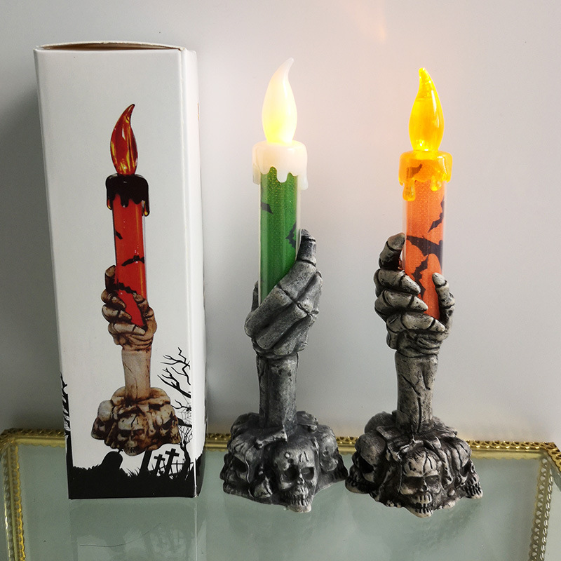 Bougie LED d'Halloween en form - Halloween Pumpkin Decor Led avis et prix